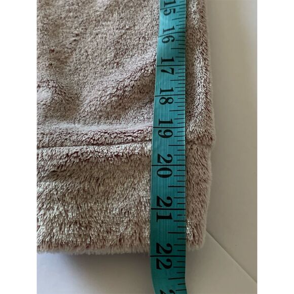 Member's Mark Women's Cozy Plush Pullover Hoodie Wine/Cream Size S - Picture 13 of 13